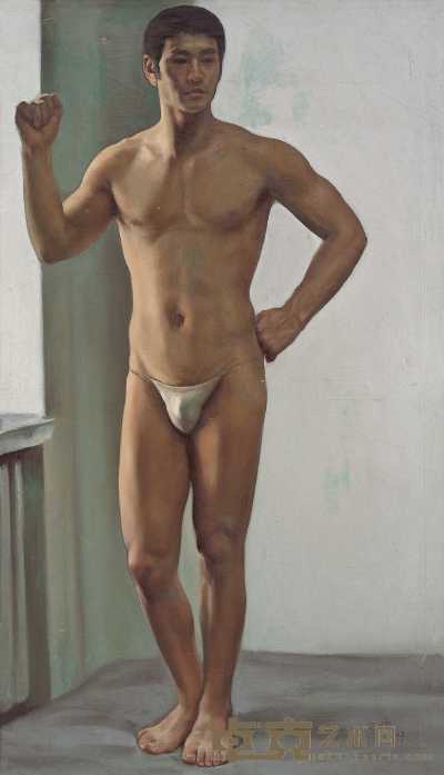 杨飞云 1984年作 男模特 120×70cm